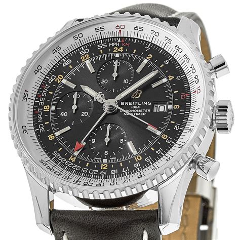 breitling navitimer 46mm gmt|Breitling Navitimer 46 automatic chrono.